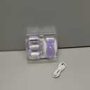 Epilator for Women-Cordless Epilators Hair Removal for Women, 4-in-1 Electric Razor Hair Remover, 2 Speeds & 21 Tweezers for Face Legs Arms Armpit Bikini, Purple HR310