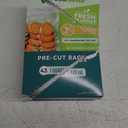 FoodSaver Quart Pre-Cut Vacuum Seal Bags, Easy Use Vacuum Storage Bags, Align to Seal and Tear to Open Vacuum Sealer Storage Bags, 43 Pack