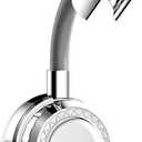 Shower Head Holder, Adjustable Plastic Suction Shower Head Holder, No Drill Removable Wall Mounted Bracket for Bathroom, Easy to Install