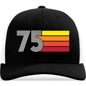 NEWELEVEN 50th Birthday Gifts for Men and Women - 1974 1975 Birthday Decorations - Gifts for Turning 50 (White 1975 Hat)