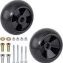 Lawn Mower Deck Wheels 2 Pack Deck Wheels with Full Accessories Kit Replace for John Deere AM116299 AM125172 AM133602 M111489 Replace for MTD 734-04039 753-04856 734-3058