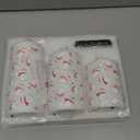 Eywamage Flameless Pillar Candles with Remote, Flickering Bear LED Candles Battery Operated Set of 3