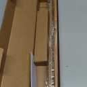 5/8 Diameter Curtain Rods 30-60 Inch, for 30-54 Inch Windows, Adjustable Splicing Wood Grain Curtain Rods for Windows with Brackets, Window Rod Long Small Curtains Rod, 1 Pack