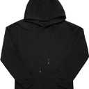 Hoodies for Men Women Sweatshirts Couple Hoodie Black (Black, L)