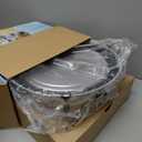 PetSafe Drinkwell Stainless Steel 360 Multiple Pet Fountain - Scratch and Rust Resistant Automatic Water Dispenser for Cats or Dogs - Adjustable Flow Control - 128 Ounce (3.8 Liter) - Filters Included