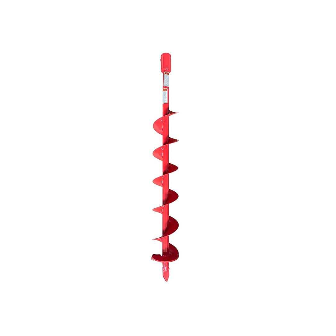 Double Spiral Earth Auger Bit 4 x 36, Post Hole Digger with 7/8" Drive Drill