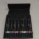 Arrtx Paint Markers Paint Pens, 112 Colors Acrylic Paint Pens Dual-Tip for Rock Painting, Ceramic, Wood, Plastic, Scrapbooking, Brush Lettering, Card Making, DIY Crafts (Fine Tip and Brush Tip)