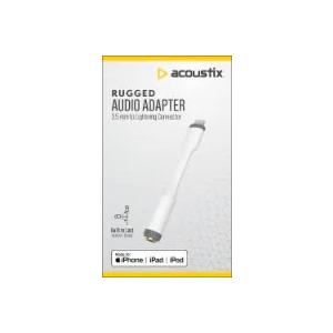 Acoustix Rugged Audio Adapter 35mm to Lighting Connector