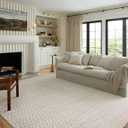 Loloi Kamala Collection KAM-05 Ivory/Grey 2'-7" x 8'-0" Runner Rug Ivory/Gray