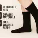 Polar Extreme Thermal Hiking Socks Cushioned, Insulated, Warm para Boots, Men & Women, One Size Fits Most 6-12, 2-Pack