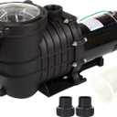 TOPWAY 2HP 110V/230V Dual Voltage Swimming Pool Pump 114GPM Filter Garden lnground and Above Ground Pools Water Pump