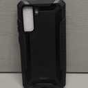 Clayco Xenon Case for Samsung Galaxy S21 FE 5G, [Built-in Screen Protector] Full-Body Rugged Cover Compatible with Fingerprint Reader, 6.4 inch 2022 Release (Black)