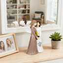 Gifts for Women, 6.3" Guardian Angel Statue Figurine of Two - Heartwarming Gift for Mom, Her, Teen Girl - Symbol of Companionship & Hope, Home Decor