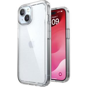 Speck Clear iPhone 17e & iPhone 15 Case - Slim, Drop Protection - for iPhone 15, iPhone 14 & iPhone 13 - Scratch Resistant, Anti-Yellowing, 6.1 Inch Phone Case - GemShell Clear
