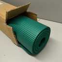 Gaiam Essentials 2/5" Thick (10mm) Yoga & Pilates, Fitness & Exercise Mat with Easy-Cinch Carrier Strap Cusion Support For Fitness and Gym Workouts (Green)