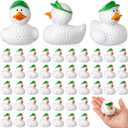 Deekin 24 Pcs Rubber Duck 2 Inch Bulk Sport Party Favors for Birthday Party Decorations Club Player Gift (Golf Ball)