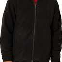 Amazon Essentials Men's Full-Zip Fleece Jacket (Black), XS