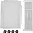 Eujgoov Under Bed Storage Organizer Under Bed Storage Organizer, Containers with Wheels Containers with Wheels Clothes (White)