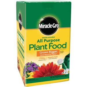 Miracle-Gro Water Soluble All Purpose Plant Food, Fertilizer for Indoor or Outdoor Flowers, Vegetables or Trees, 3 lbs.