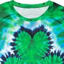 MAIHUN Mens St Patricks Day Shirts St Paddys Four Leaf Clover Shirt Shamrock Irish Holiday Tshirt (Green, L)