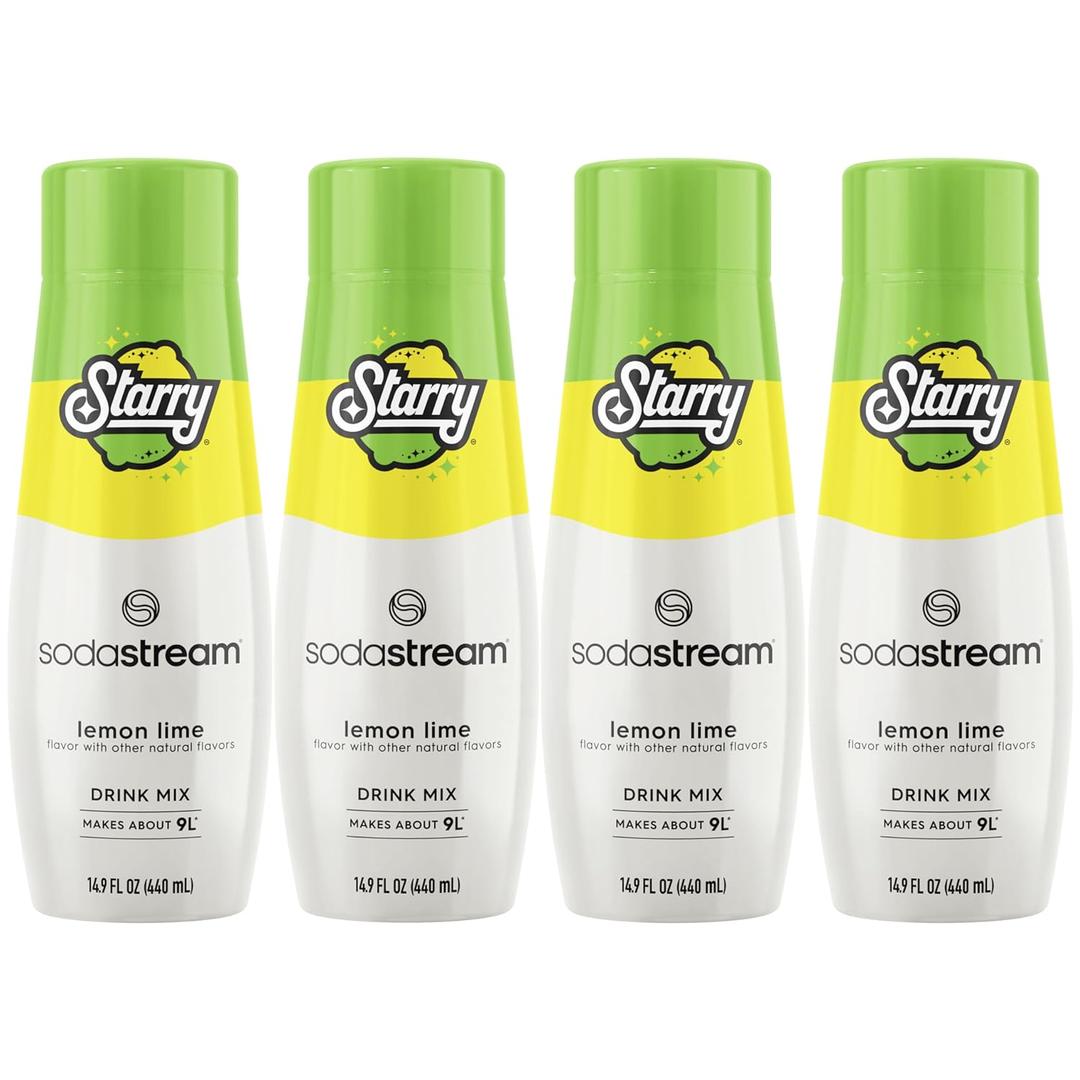 SodaStream Starry Beverage Mix (440ml, Pack of 4)(BB: 02/01/2026)