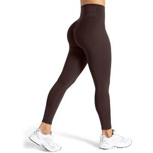 Unthewe Naked-Feel No Front Seam Leggings for Women - High Waisted Buttery Soft Workout Yoga Pants 25"