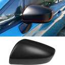 Yumzeco Compatible with Subaru Impreza Side Mirror Cover 2017 2018 2019 2020 2021 2022 2023, Driver Side Subaru Impreza Mirror Cap W/O Light Clip-on Replacement Replace for 91054FL00A-Left Black