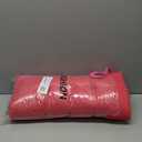 YUNZLAN Square Chair Pad 18" Non-Slip Chair Cushions Flocked Chair Seat Cushion with Ties for Dining Room, Kitchen and Office Outdoor Indoor (Rose)