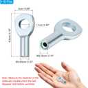 PATIKIL Cable Ball Stopper, Gym Machine Accessories for Cable Fitness Equipment Wire Rope Port Joint Replacement Parts for Gym Machine