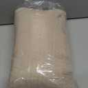 100% Cotton Blanket Large 50"x 70", 6 Layers Muslin Blankets, Cooling and Soft Throw Blanket for Bed and Couch, Breathable Quilt Bedspread, Gauze Bedding for Adults, Oatmeal, Beige Linen