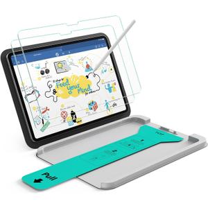 ESR 2 Pack Paper-Feel Screen Protectors for iPad Pro 13 Inch (M5/M4) 2025/2024, 9H Matte Writing Tempered Glass Film with Ultra Fit Tray, Write and Draw Like on Paper, Anti-Glare, Bubble-Free