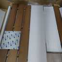 Wire Shelf Covers, Bamboo Wire Rack Covers for Pantry, Closet (5pcs, 22" W x 16" D)