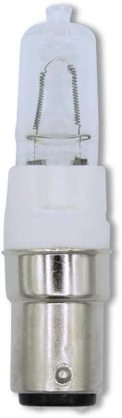 T4 Halogen Bulb 100W 120V Replacement for Sylvania 100Q/CL/DC/64475/Osram 120V by Technical Precision - BA15D Double Contact Bayonet base - 2900K - 2000 Hours Rated Life - 1500 Lumens - Clear - 1 Pack