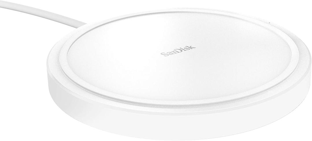 SanDisk Ixpand Wireless Charger Pad 15W (No AC adapter) - Wireless charging pad for Qi-compatible smart phones and devices - SDIZB0N-000G-GNCNN