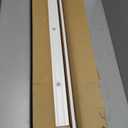 Lotus & Windoware Cordless, 2 Inch Faux Wood Blind, 34" Wide x 36" Long, Window Blinds, Blinds & Shades, Blinds for Indoor Windows, Embossed, Bright White