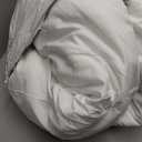 Bonlino Queen Comforter Set White Bedding - Ruched Comforter Queen Size Bed Set Boho Shabby Chic Bedding for Bedroom Comforter Fluffy 3 Piece Ruffle Comforter Set with Pillow White Soft