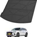 Elsetyler Custom Fit for Cargo Liner 2020-2024 2025 Lincoln Corsair - Black TPE All Weather Heavy Duty Waterproof Rear Cargo Tray Trunk Floor Mat Protector