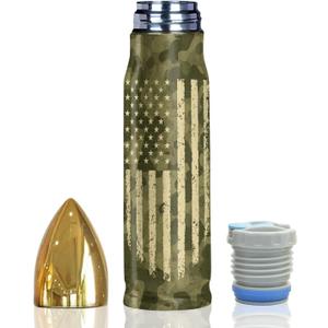 Vprintes Camouflage 17oz Stainless Steel Bullet Tumbler - Christmas Gifts for Dad from Daughter Son, Men Gifts, Birthday Gifts for Men