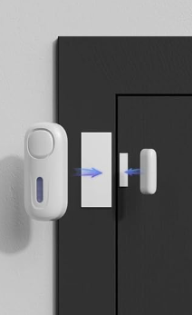 Wireless Door Alarms When Opened with Remote,Door Security Sensor Chime Window Alarm Pool Alarm Door Alarm 2 Pack