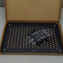 WALI Computer Monitor Stand for Desk, Adjustable Laptop Riser, Desk Monitor Stand Underneath Storage for Office, Home, School Supplies (STT003), 1 Pack, Black (Basic)