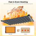 Expandable Warming Mat for Food, 54" x 16" Extra Long Electric Warming Tray with 7 Temp & 6H Timer, Portable Food Warmer for Parties Buffet, Mothers Day Kitchen Gifts for Mom Hosts