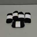 WANDER No Show Socks Men's 7 Pairs Cotton Thin Non Slip Low Cut Men's Invisible Casual Socks (7black, Size 9-11)