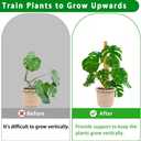 Moss Pole, 2 Pack 17 Inch Monstera Plant Support for Climbing Plants Accessories Indoor, Stackable Moss Poles Plant Support Stakes, Coir Plant Pole Sticks for Potted Plants, Pothos, Philodendron