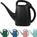 Chapin 48000 Watering Can, Garden, Indoor and Outdoor Plants, Recycled Plastic, Made in USA, Black, 0.5 Gallon (2.3 Liters)