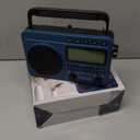 Digital AM FM Shortwave Radio with Best Reception,4000mAh Rechargeable Portable Radio with NOAA Weather Alert, Big Speaker, Digital Tuner and Stereo Earphone,Support Micro SD Card and USB MP3 Player (Blue)