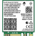 WiFi 6E Wireless Card Intel AX210 NGW Bluetooth 5.3 TriBand 5400Mbps Network Adapter for Laptop Support Windows 10/11 (64bit) M.2/NGFF