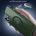 LeYi for iPhone-11 Phone Case Green Compatible with MagSafe Magnetic[ Screen Protector X2 + Camera Cover X2]Funda Para ipone 11case Military Grade Protective Cover Cases for i Phone 11 iphone11,Green