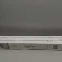 Reinforced 42 Inch Tall Retractable Baby Gates Extra Wide Dog Gate, 155 Inch Extra Long Baby Gate with Support Rods - Prevent Crawling Under, Indoor Retractable Gate Outdoor Extra Tall Dog Gate, White