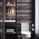 Shiplap Peel and Stick Wallpaper Wood Plank Wallpaper Wood Contact Paper Self Adhesive Wall Paper Home Decoration Living Room Office Bedroom Vinyl 17.7"*236" (blue gray purple)