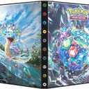 Ultra PRO 9-Pocket Pokmon Card Binder - Stellar Form Terapagos & Lapras Cover, Stores Up to 252 Cards, Archival-Safe Pages, Pokemon Cards Holder for Trading, Baseball, MTG, Booster Box